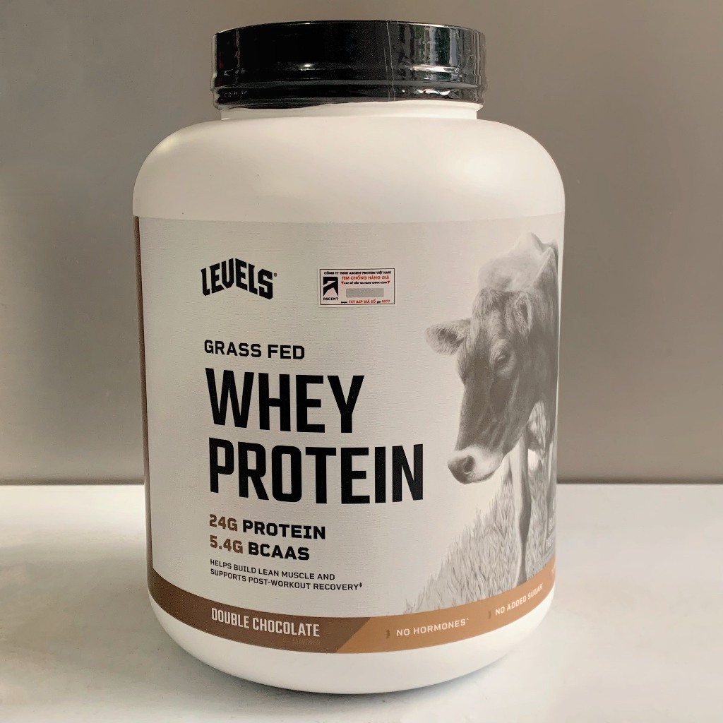Bổ sung đạm 100% Grass-Fed Whey Protein LEVELS : 5lbs 71 lần dùng