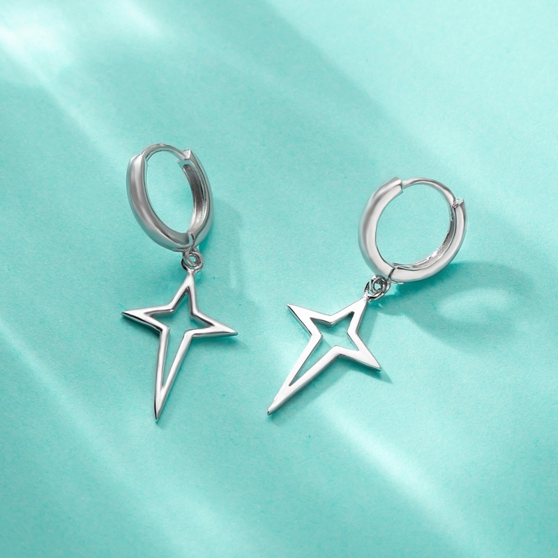 Khuyên tai nụ nam nữ hoa tai xỏ unisex Merin Accessories  phong cách trẻ trung thời trang - Hoa tai tổng hợp