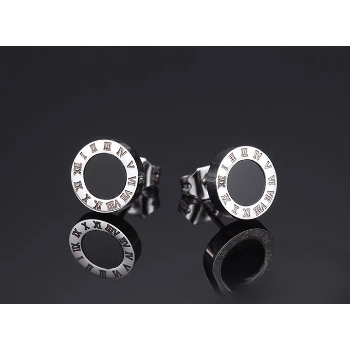 Khuyên tai nụ nam nữ hoa tai xỏ unisex Merin Accessories  phong cách trẻ trung thời trang - Hoa tai tổng hợp