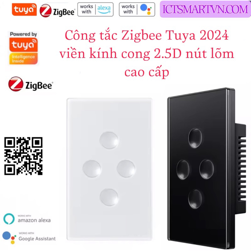 Công tắc cảm ứng Zigbee Tuya, cần dây N
