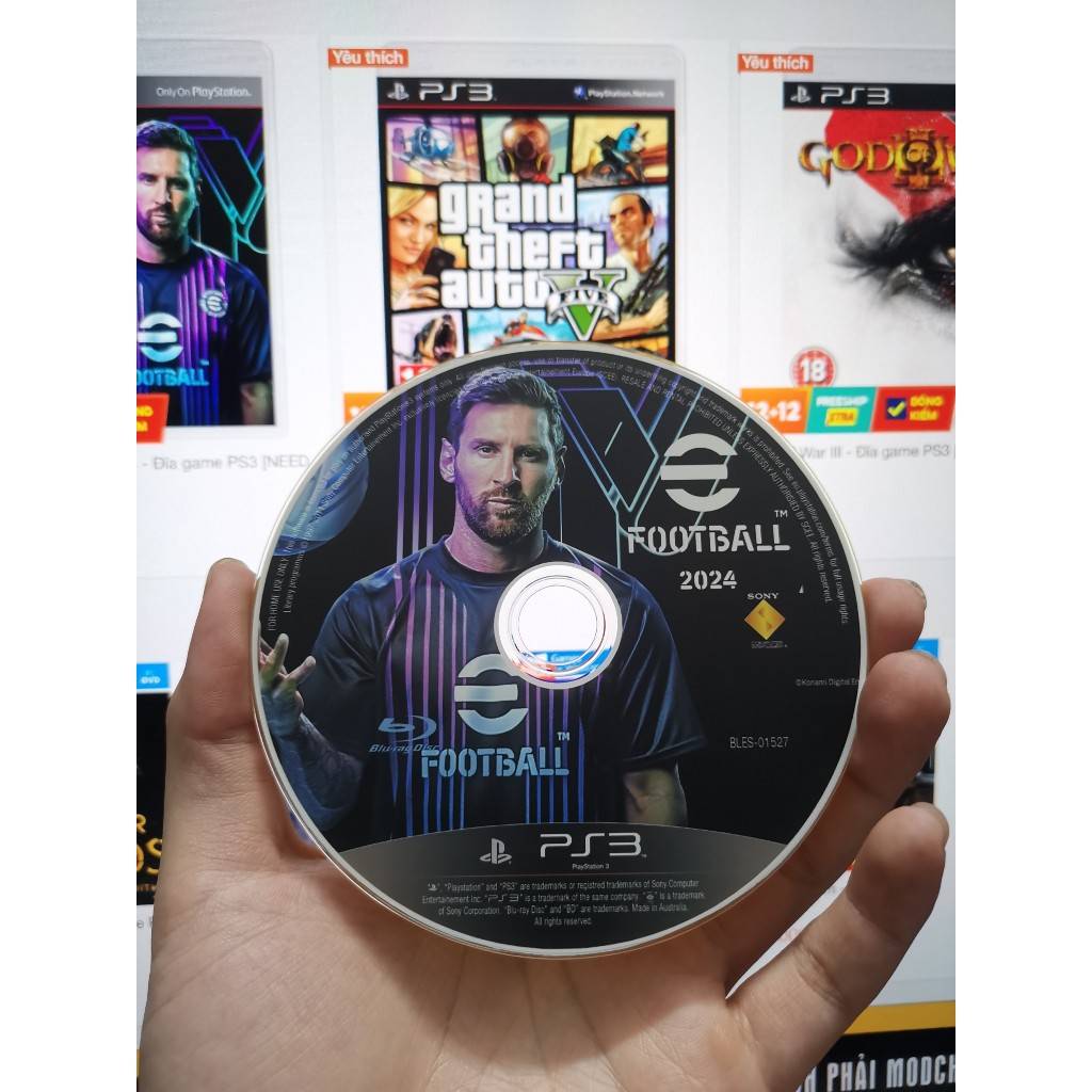 Efootball 2024 - PES 2024 - Đĩa game PS3