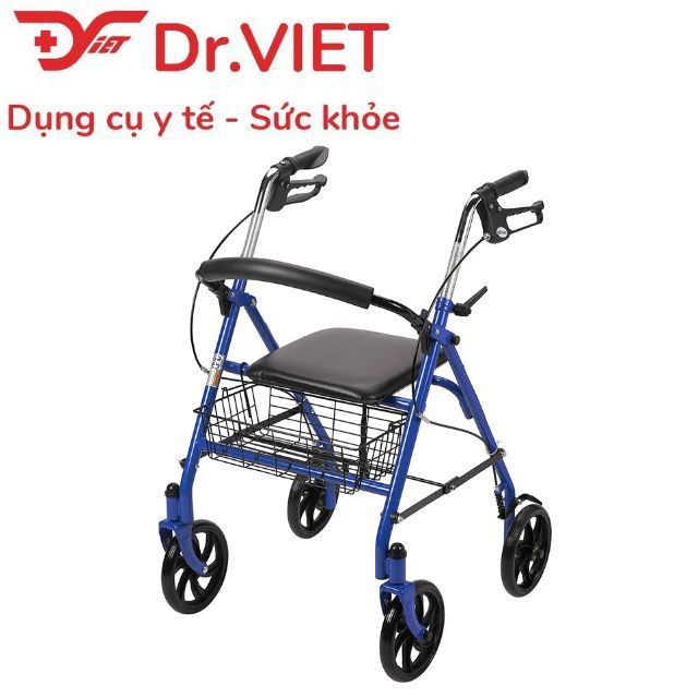 Khung tập đi Lucass w-14 Dành Cho Người Già, Người Tai Biến, bệnh nhân Đi Lại Kém (Loại Có Ghế Ngồi, P