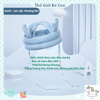 Mũ Bảo Hộ Cho bé tập đi, Bảo Vệ Bé Chống Va đập mạnh, nón bảo vệ đầu bé tập ngồi, tập đi