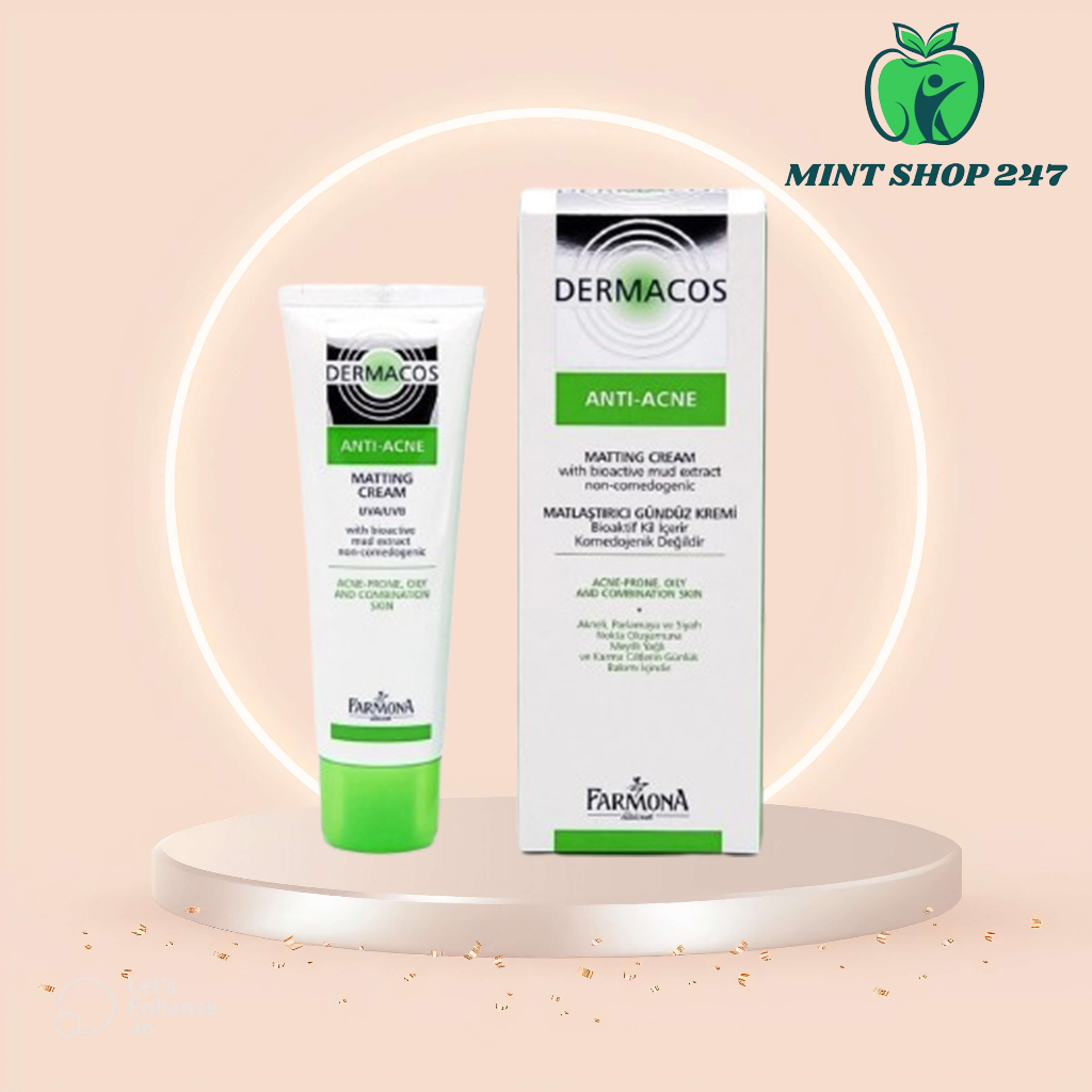 Kem bôi kiềm dầu dermacos 50ml