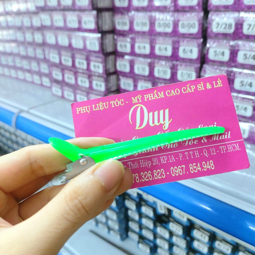 Kẹp Vịt  Nhiều Màu - Dụng Cụ Làm Tóc  - Giao Màu Ngẫu Nhiên