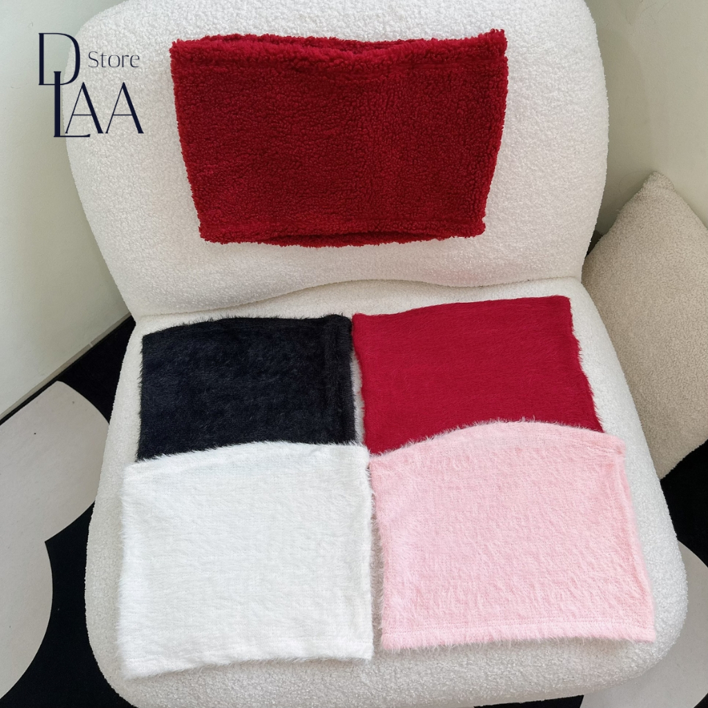 Áo ống vải lông DaaLaa Store dáng ôm phong cách quyến rũ A5934