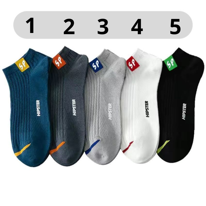 Combo 5 đôiTất vớ nam nữ cổ cao cổ thấp nhiều màu nhiều loại kháng khuẩn khử mùi giữ ấm chân