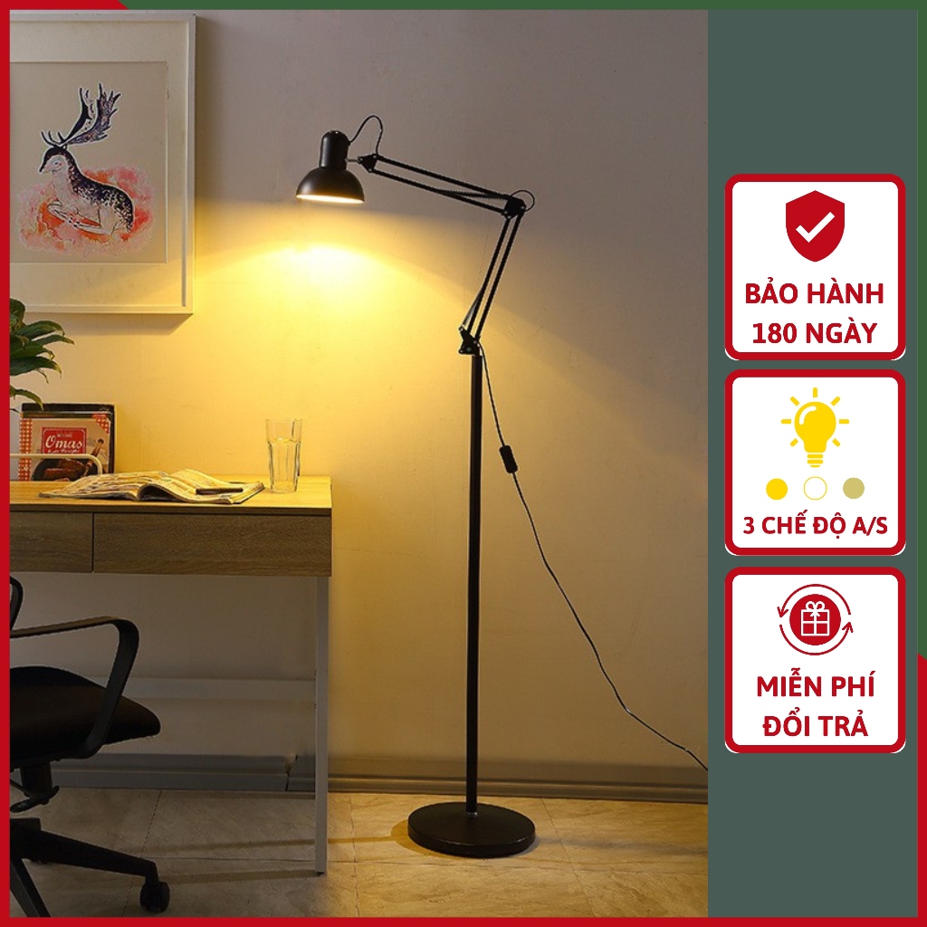 Đèn Cây Đứng Pixar Kèm Bóng Chống Cận Làm Đèn Đọc Sách, Trang Trí Phòng Làm Việc Đèn Cây Đứng Pixar Decor Phòng Ngủ