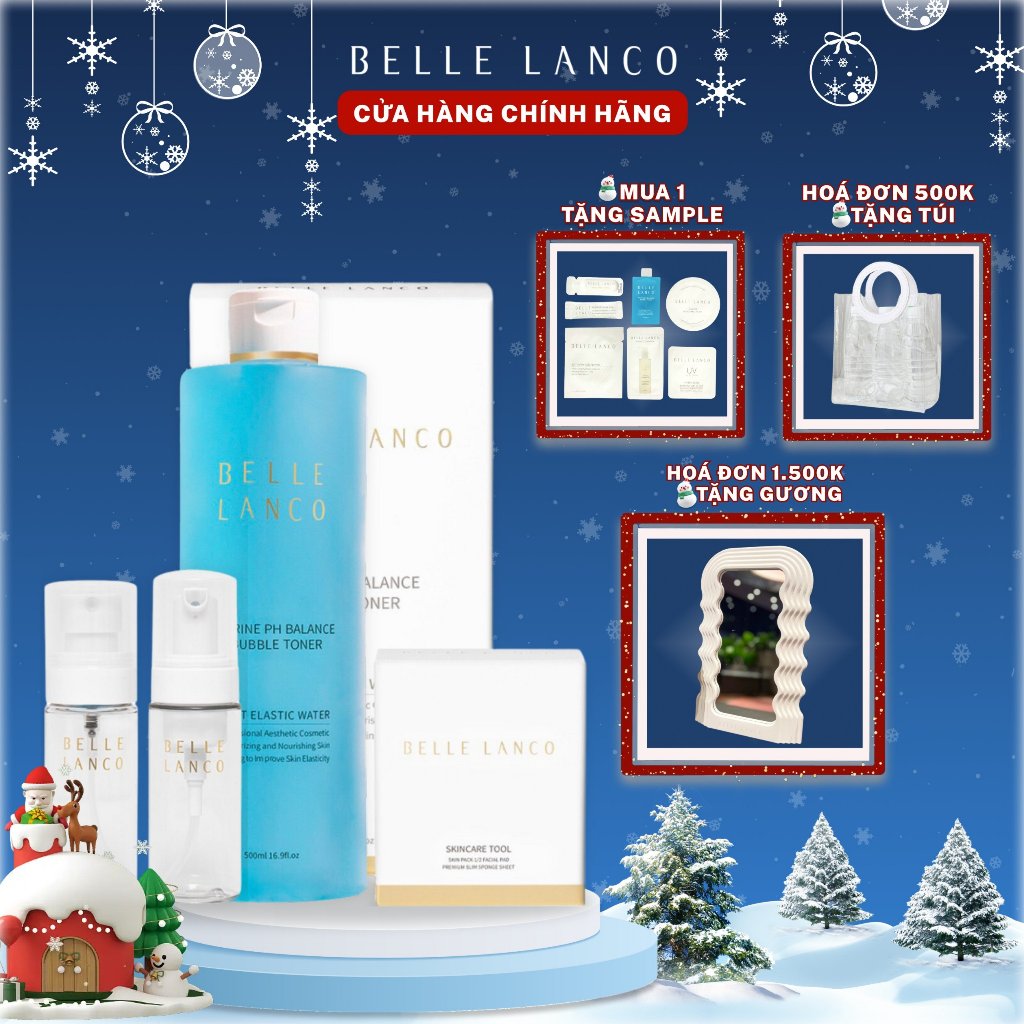 Nước Cân Bằng Da Toner - Belle Lanco Marine pH Balance Bubble 500ml