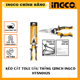 Kéo cắt tole đầu thẳng ingco htsn0112s hàng chính hãng