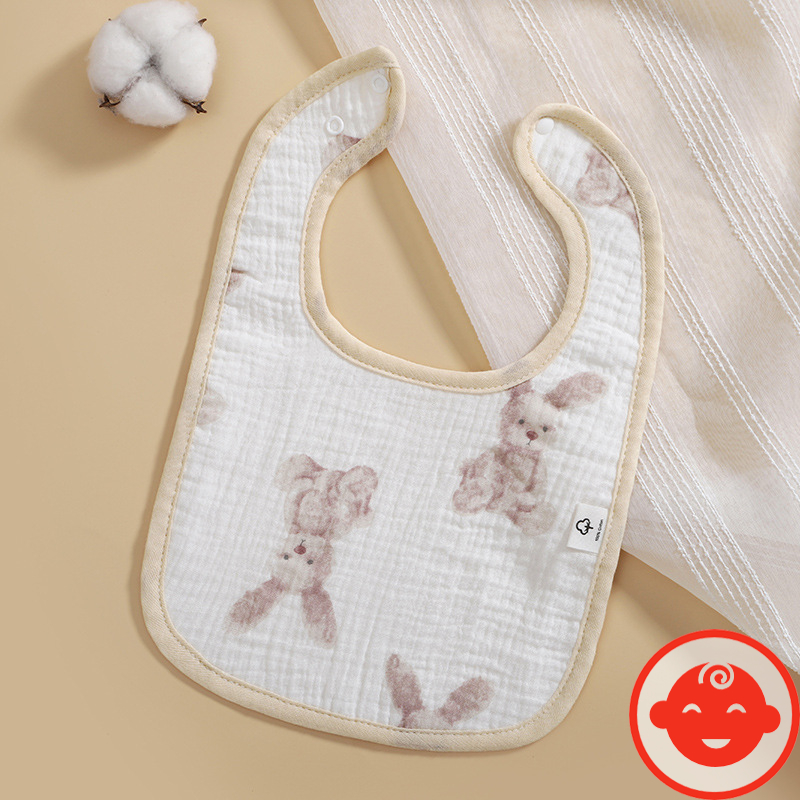 Yếm xô MUSLIN CHỮ U cho bé mềm mại cao cấp Y02