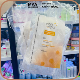 Bông Tẩy Trang Pháp Tetra Medical Carrés De Coton 600 miếng Le Soin Làl'état Pur - MYA Cosmetics