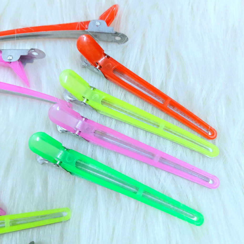 Kẹp Vịt  Nhiều Màu - Dụng Cụ Làm Tóc  - Giao Màu Ngẫu Nhiên