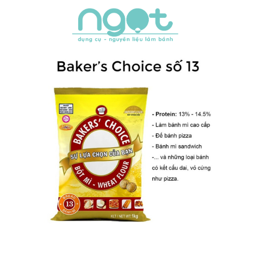 Bột mì Baker Choice Số 8/ 13/ 11