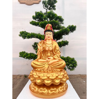 Tượng Phật Bà Quan Thế Âm/Đại Thế Chí bồ tát 30cm