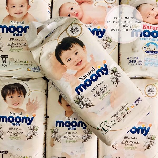 Bỉm mo ony natural-mo ony trắng