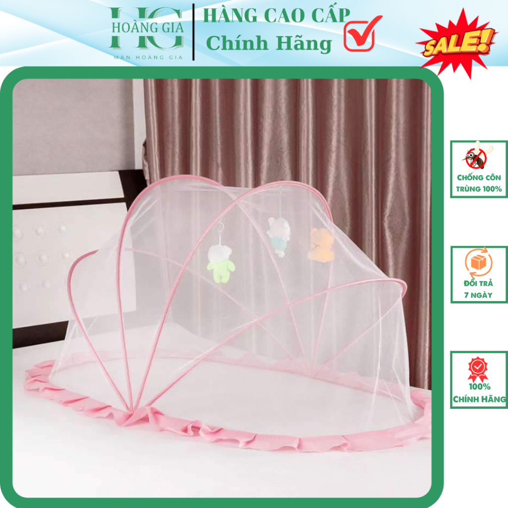 Màn Chụp Gấp Gọn Trẻ Em Xinh Xắn, Dành Cho Bé Sơ Sinh Hoàng Gia