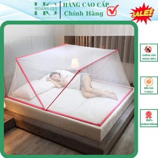 Màn chụp gấp gọn thông minh, 2 màu kích thước 1m2, 1m4, 1m6, 1m8, 2m hoàng gia