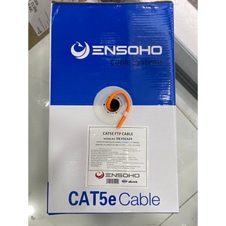 Cáp mạng ensoho cat5e ftp 305m màu cam chống nhiễu