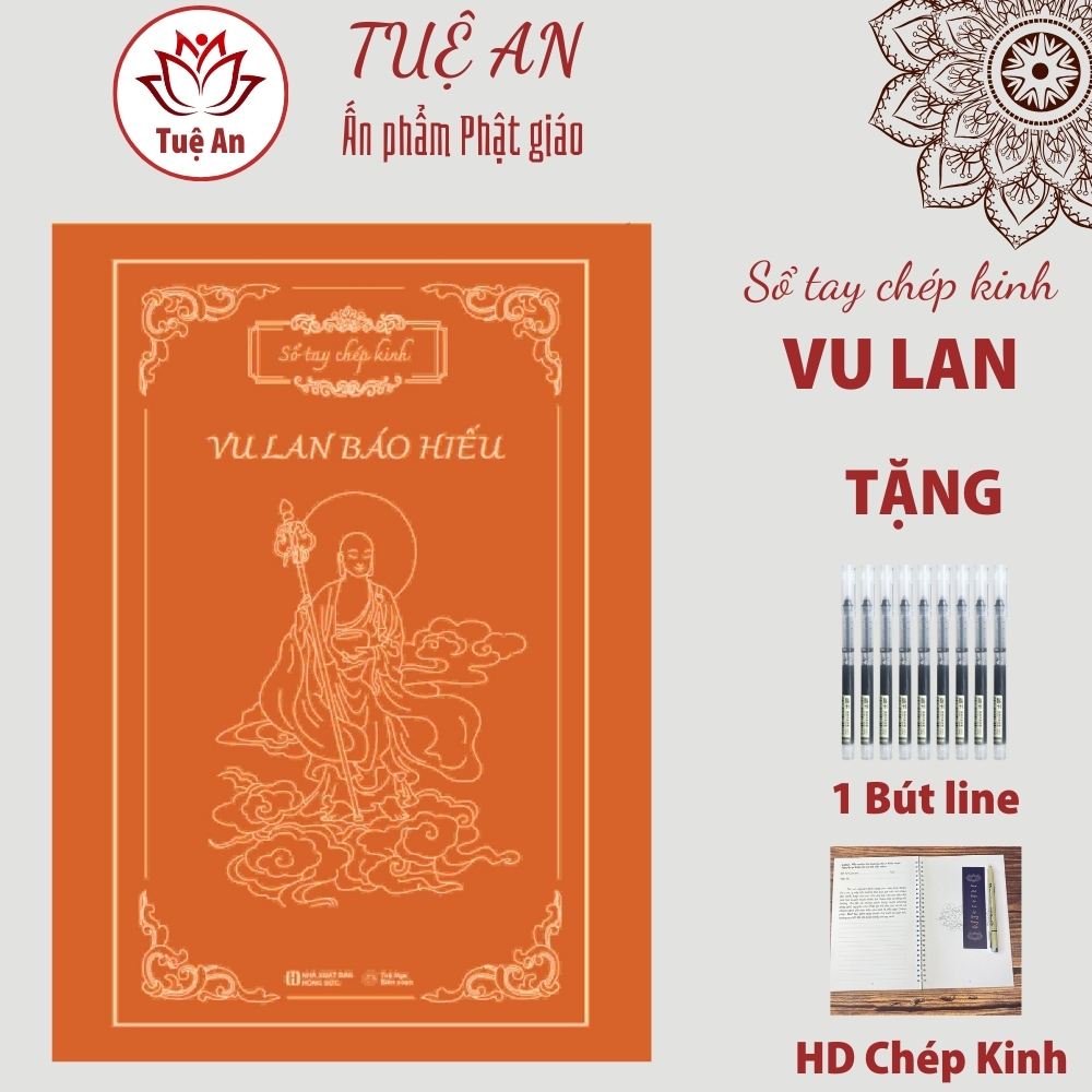 Tập vở chép Kinh Vu Lan Bồn và Báo Hiếu Mẹ Cha Mẹ, dành cho người mới bắt đầu TA2