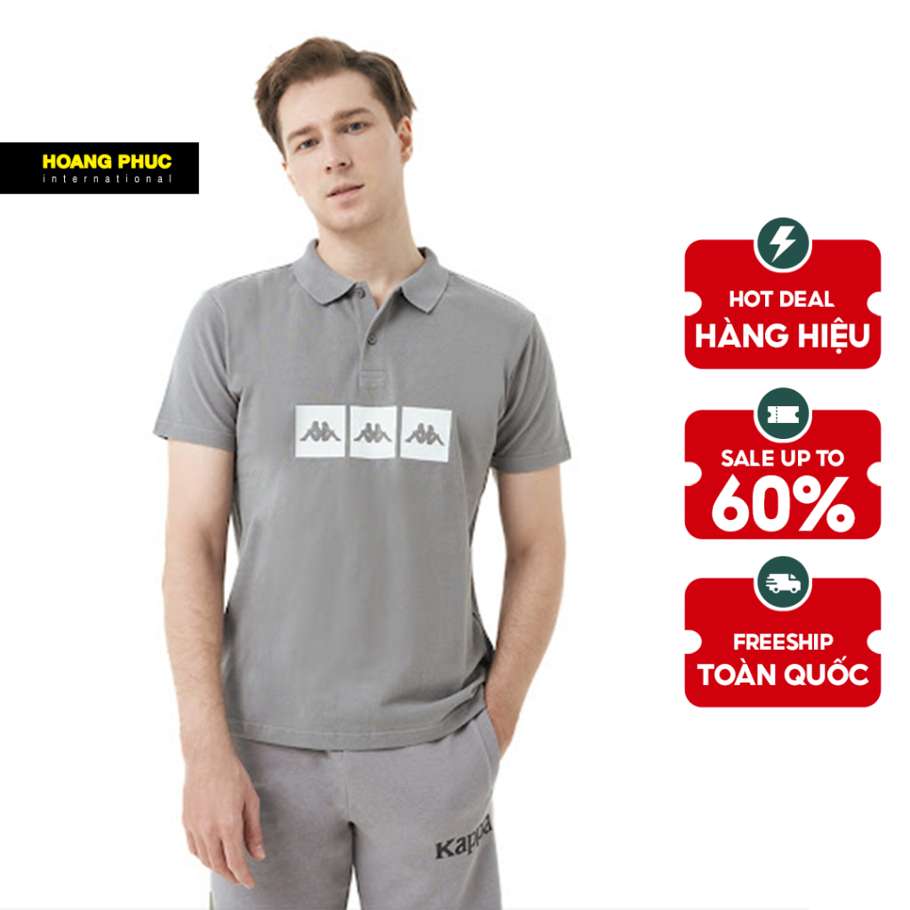 KAPPA ÁO THUN CÓ CỔ TAY NGẮN MEN 351D1QW