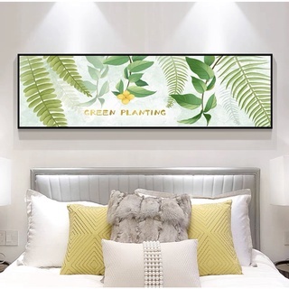B24 Tranh Treo Tường Phòng Ngủ/ Phòng Khách/ Đầu Giường Nhà Nghỉ Khách Sạn Lá rẻ quạt dải vân/ Hươu Sao