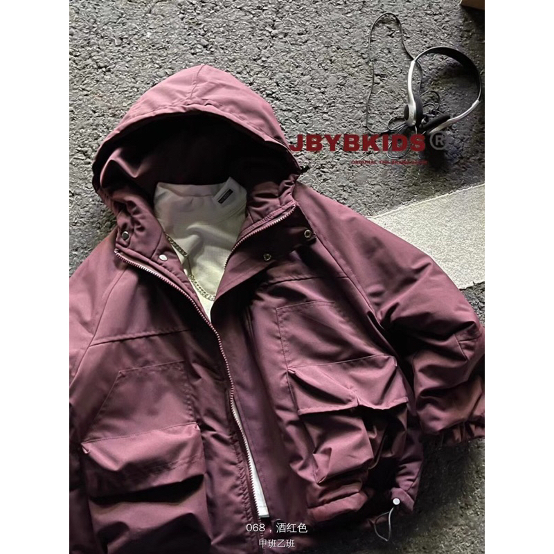 Áo phao parka túi hộp 068