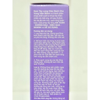 Kem Bơ Tẩy Lông CLEO 50g