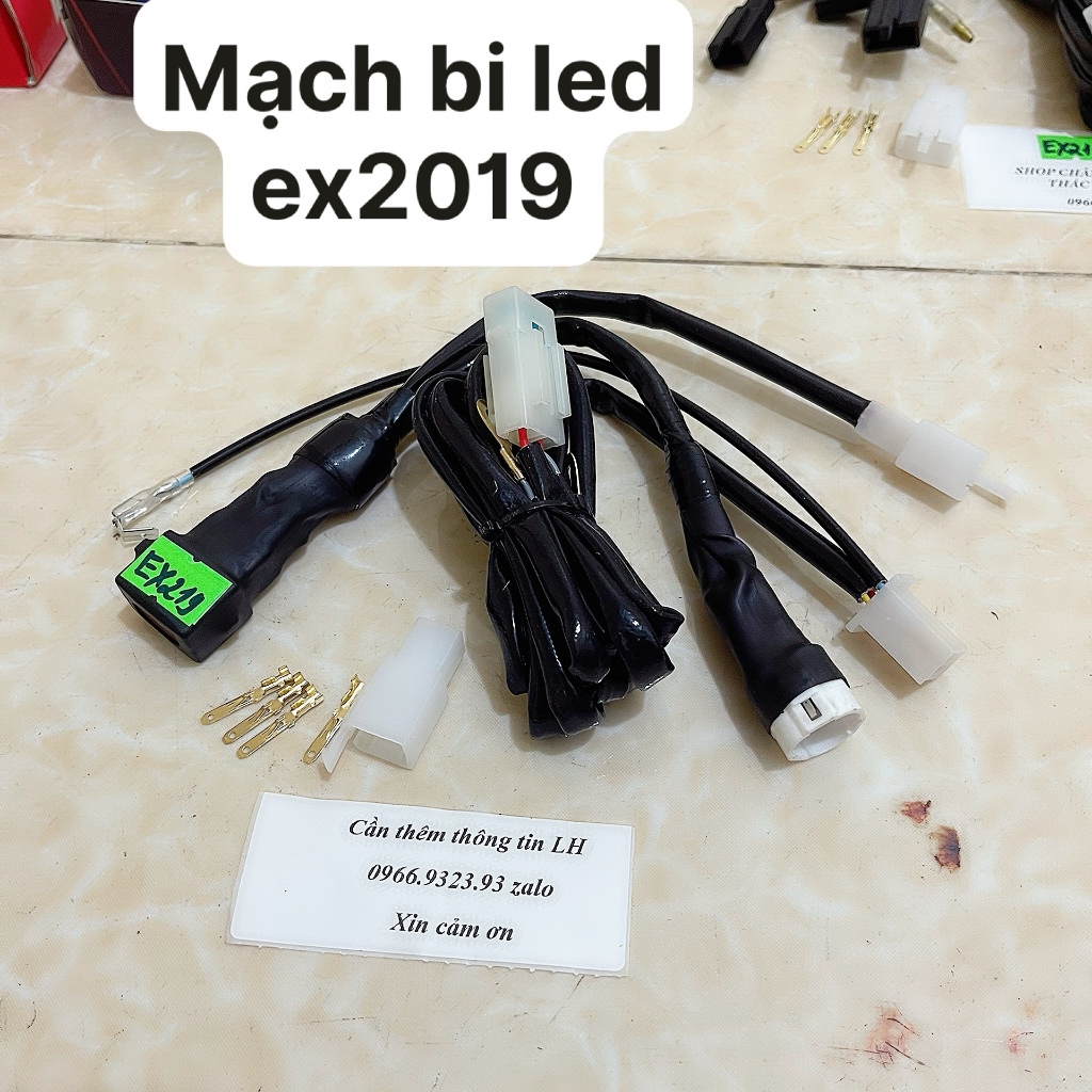 Mạch tắt đèn bi led kèm công tắc gắn cho các dòng xe Winer Ab SH Ex