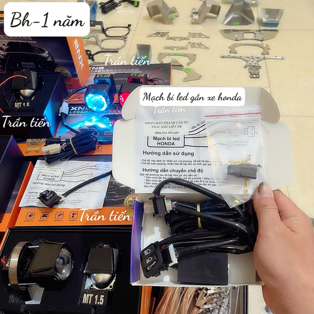 Mạch tắt đèn bi led kèm công tắc gắn cho các dòng xe Winer Ab SH Ex