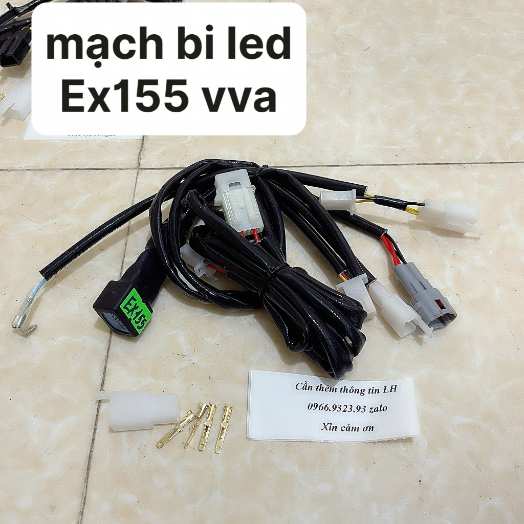 Mạch tắt đèn bi led kèm công tắc gắn cho các dòng xe Winer Ab SH Ex