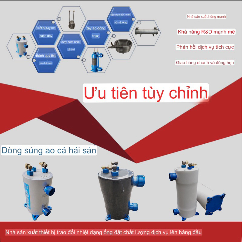 Bầu lạnh titan 1hp