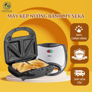 Máy Nướng Bánh Mì Sandwich SEKA Nhanh Chín Đều, Chống Dính Tốt BH 2 Năm