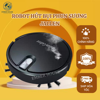 Robot Hút Bụi Lau Nhà Phun Sương Jalien Gabor BH 36ThángThông Minh Thế Hệ Thứ 3 Với Hai Chế Độ Lau Khô Và Ứớt