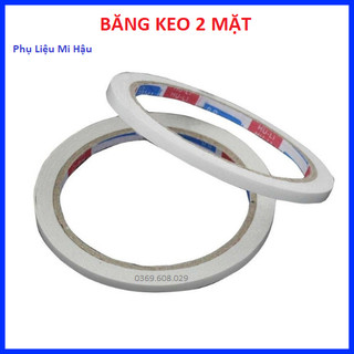 Băng keo 2 mặt tạo fan mi_băng dính 2 mặt_ băng dán 2 mặt dùng để dán tem, dán hộp quà, dán bao bì
