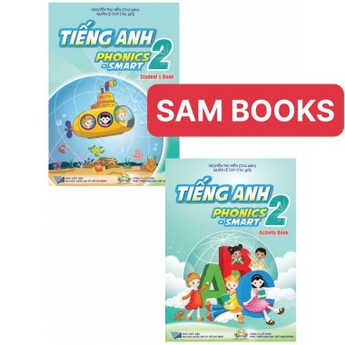 Tiếng Anh 2 phonics smart bộ 2 quyển bán kèm bút chì 2B 10k