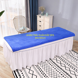 Khăn trải giường, đắp người 90*190cm loại DÀY siêu mềm, dùng cho spa, nối mi, phun xăm, thẩm mỹ (có video thật)