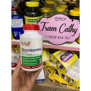 Viên uống bổ khớp glucosamine schiff với msm 150 viên 1500mg