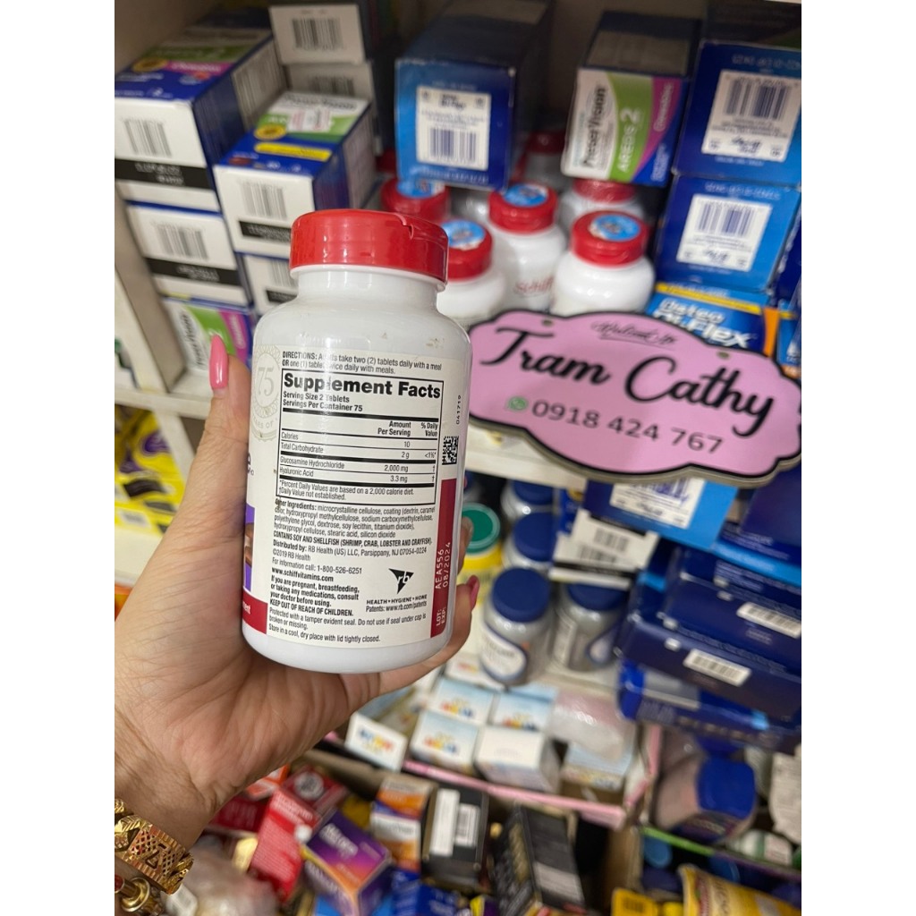 Glucosamine Schiff 2000mg hộp 150 viên của Mỹ - Tốt cho xương khớp