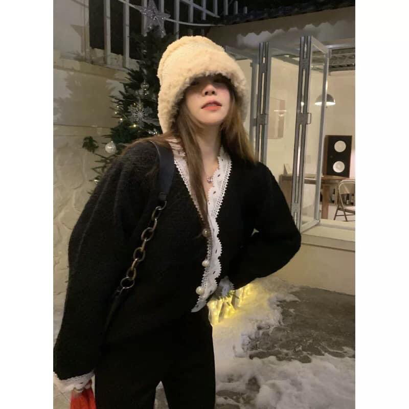 CARDIGAN HAI MÀU DÁNG TAY PHỒNG