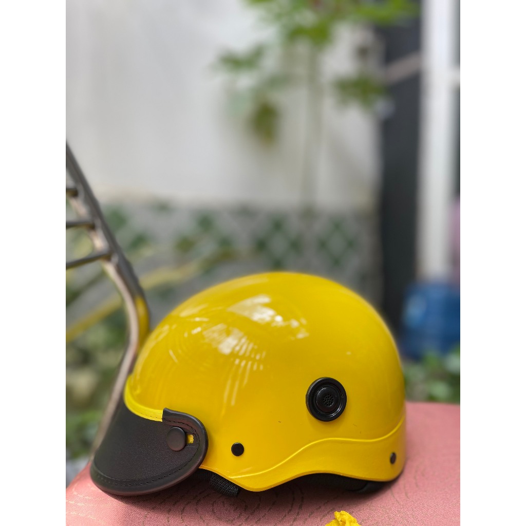 NÓN BẢO HIỂM NỬA ĐẦU PHỦ BÓNG NHIỀU MÀU LỰA CHỌN