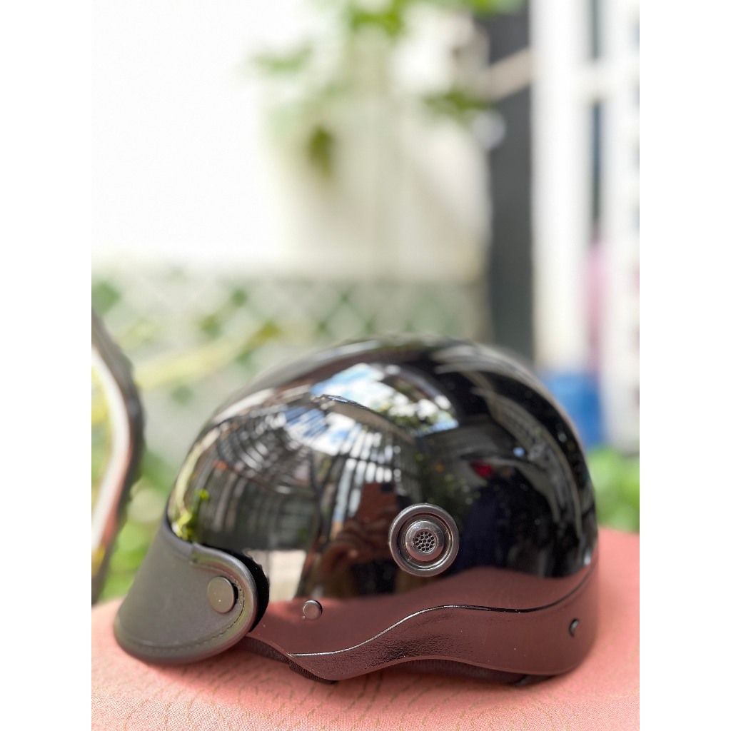 NÓN BẢO HIỂM NỬA ĐẦU PHỦ BÓNG NHIỀU MÀU LỰA CHỌN