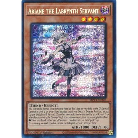 Thẻ bài Ariane the Labrynth Servant - MP23-EN228 - Prismatic Secret Rare 1st Edition