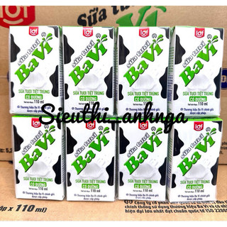 Lốc 4 hộp sữa tươi lof ba vì x 110ml
