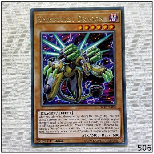 Thẻ Bài Yugioh Monster Speedburst Dragon - SAST-EN006 - Rare