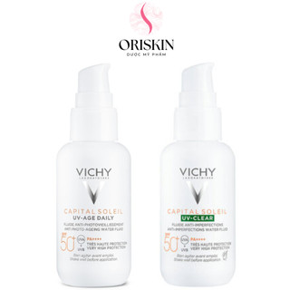 Vichy Gel Chống Nắng Giảm Thâm Nám Và Nếp Nhăn Capital Soleil UV Age Daily Anti Photo-Ageing SPF50+ 40Ml