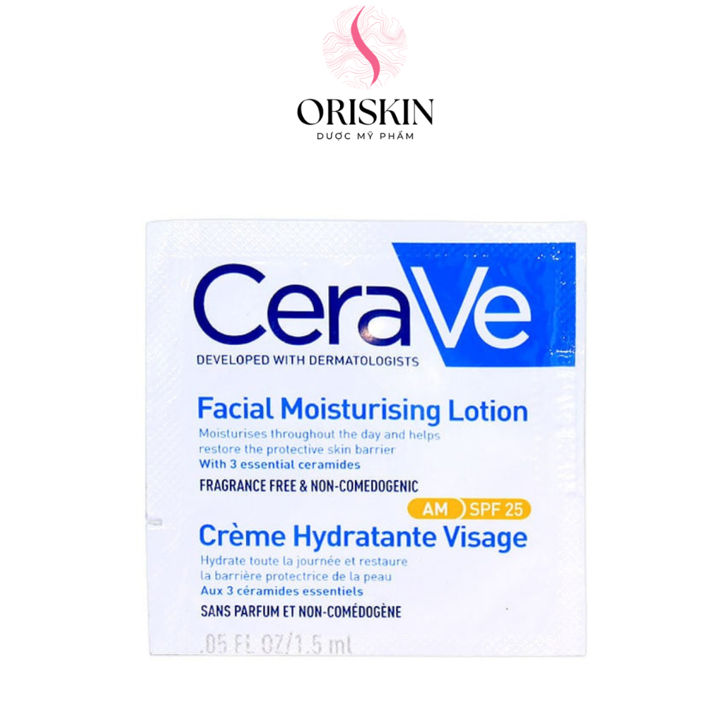 Sample Cerave Kem Dưỡng Ẩm, Sữa Dưỡng Ẩm, Sữa Rửa Mặt Các Loại