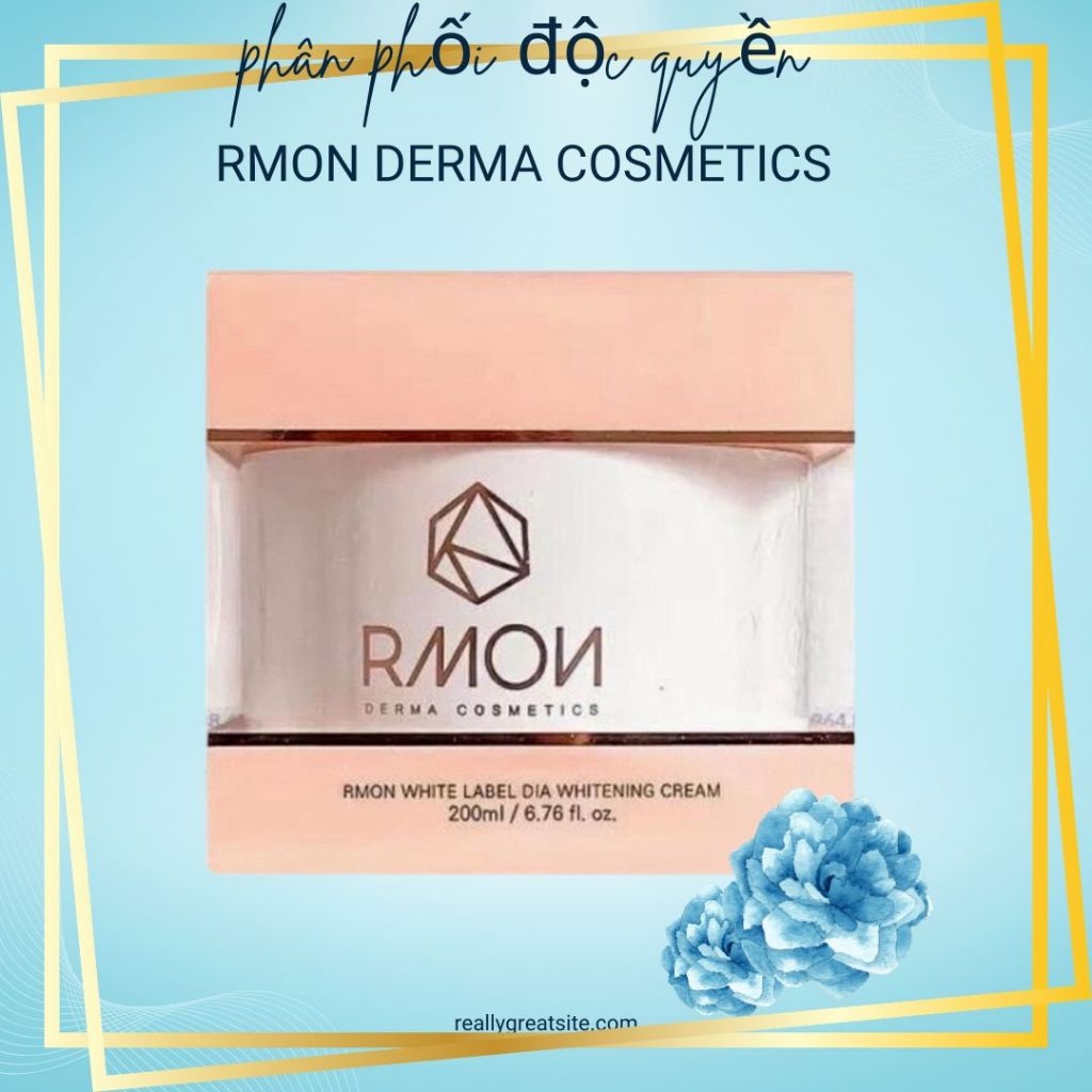 Kem Body Rmon White Label Dia Whitening Cream 200ml Hàn Quốc, dưỡng trắng, nâng tone đều màu - RMON STORE OFFICIAL