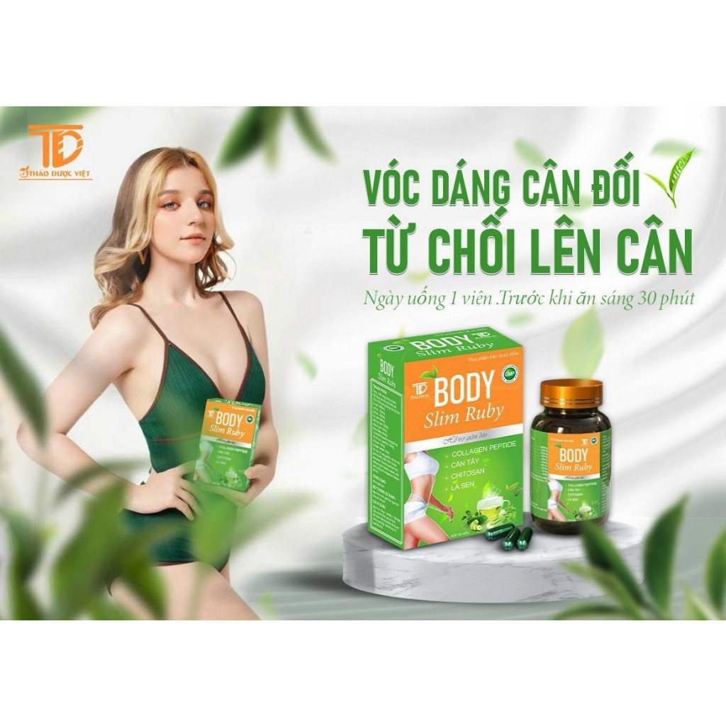 Viên uống giảm cân BODY Slim Ruby
