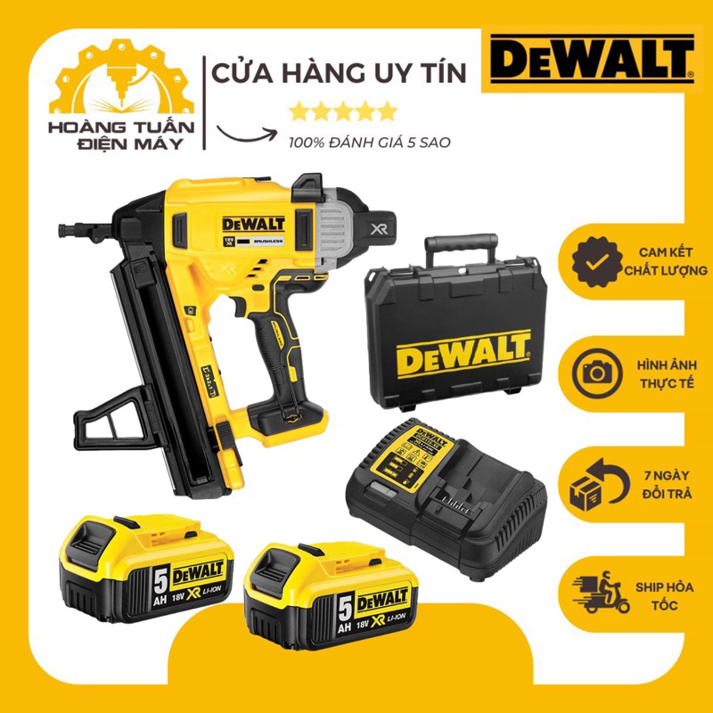 Máy Bắn Đinh Betong Dewalt DCN890 // Máy Bắn Pin 20V Betong Pin DCN890